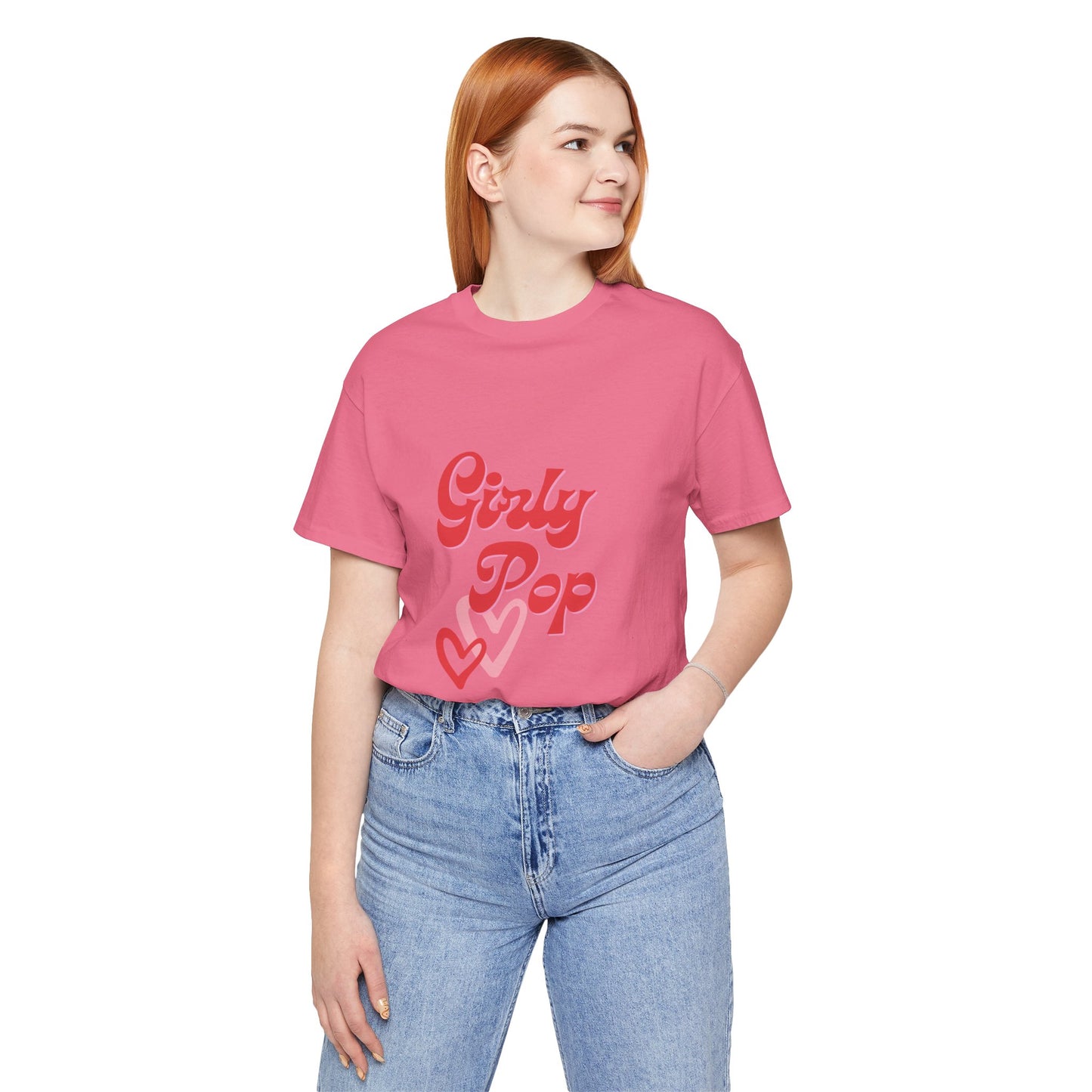 Girly pop graphic Jersey Short Sleeve Tee