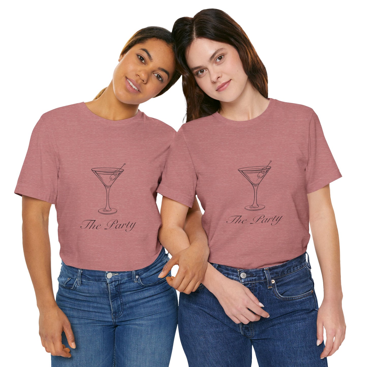The Party Bachelorette Bridesmaids Jersey Short Sleeve Tee