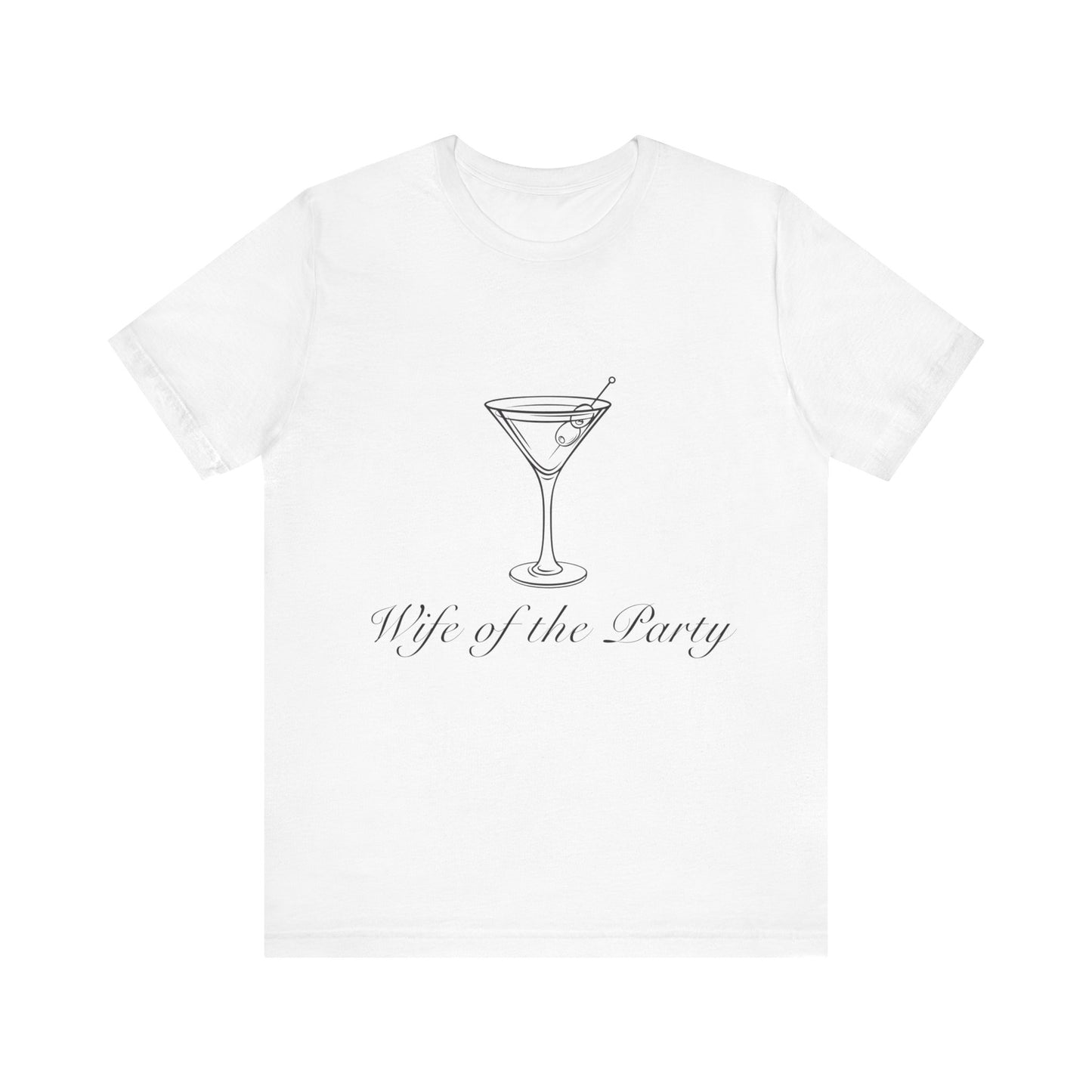Wife of The Party Bachelorette Jersey Short Sleeve Tee