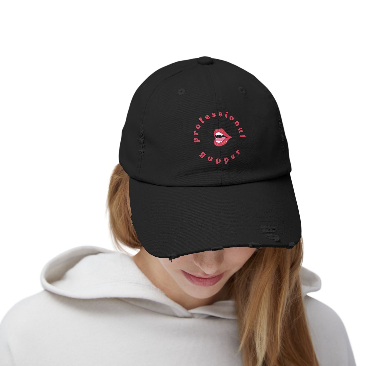 Professional Yapper Distressed Cap