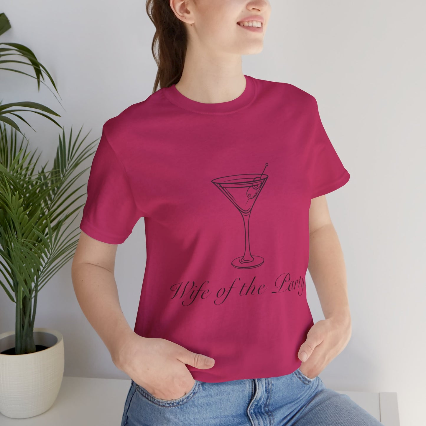 Wife of The Party Bachelorette Jersey Short Sleeve Tee