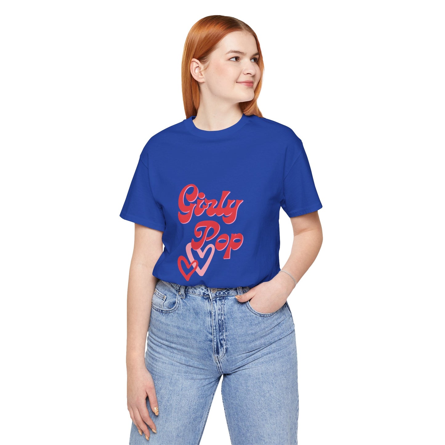 Girly pop graphic Jersey Short Sleeve Tee