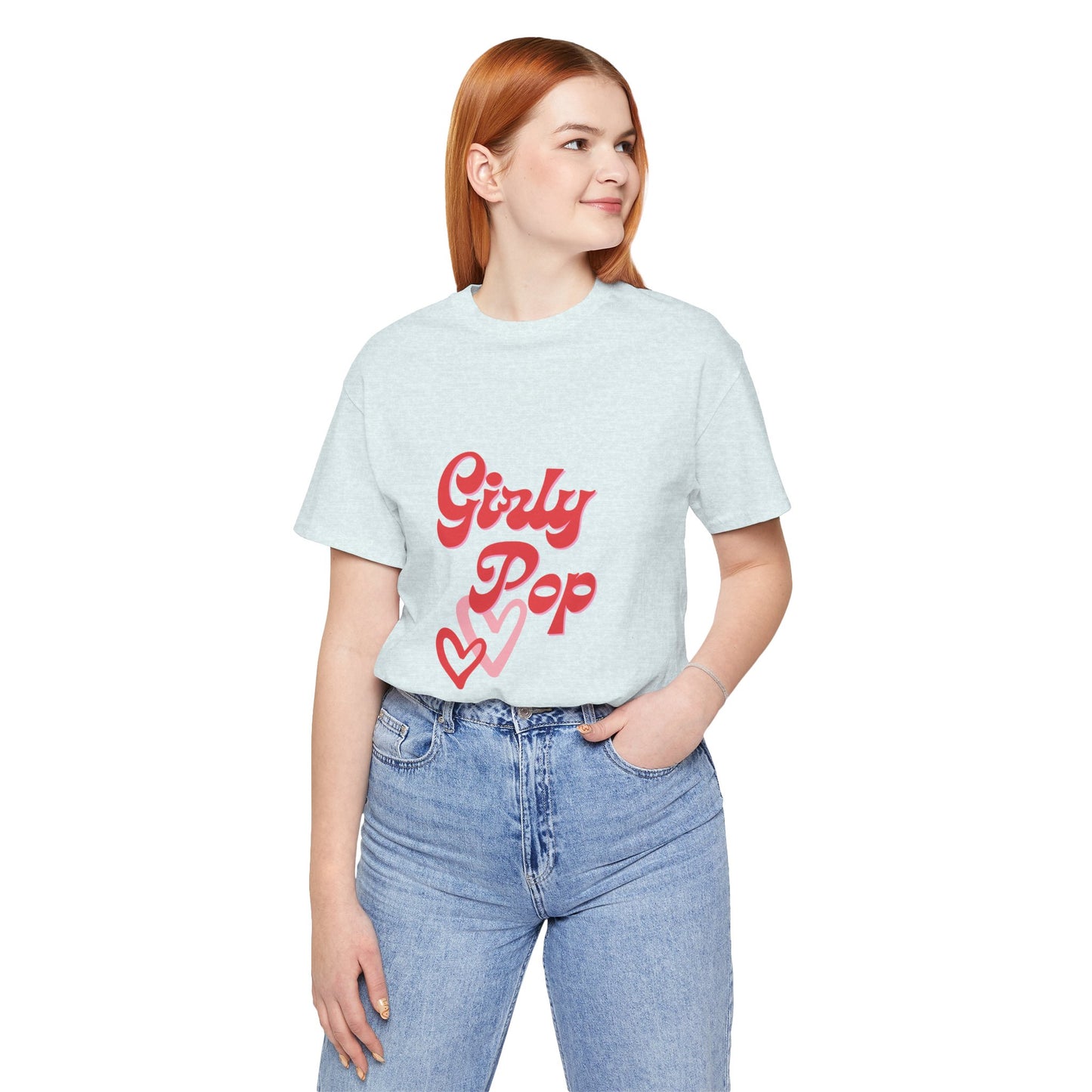 Girly pop graphic Jersey Short Sleeve Tee