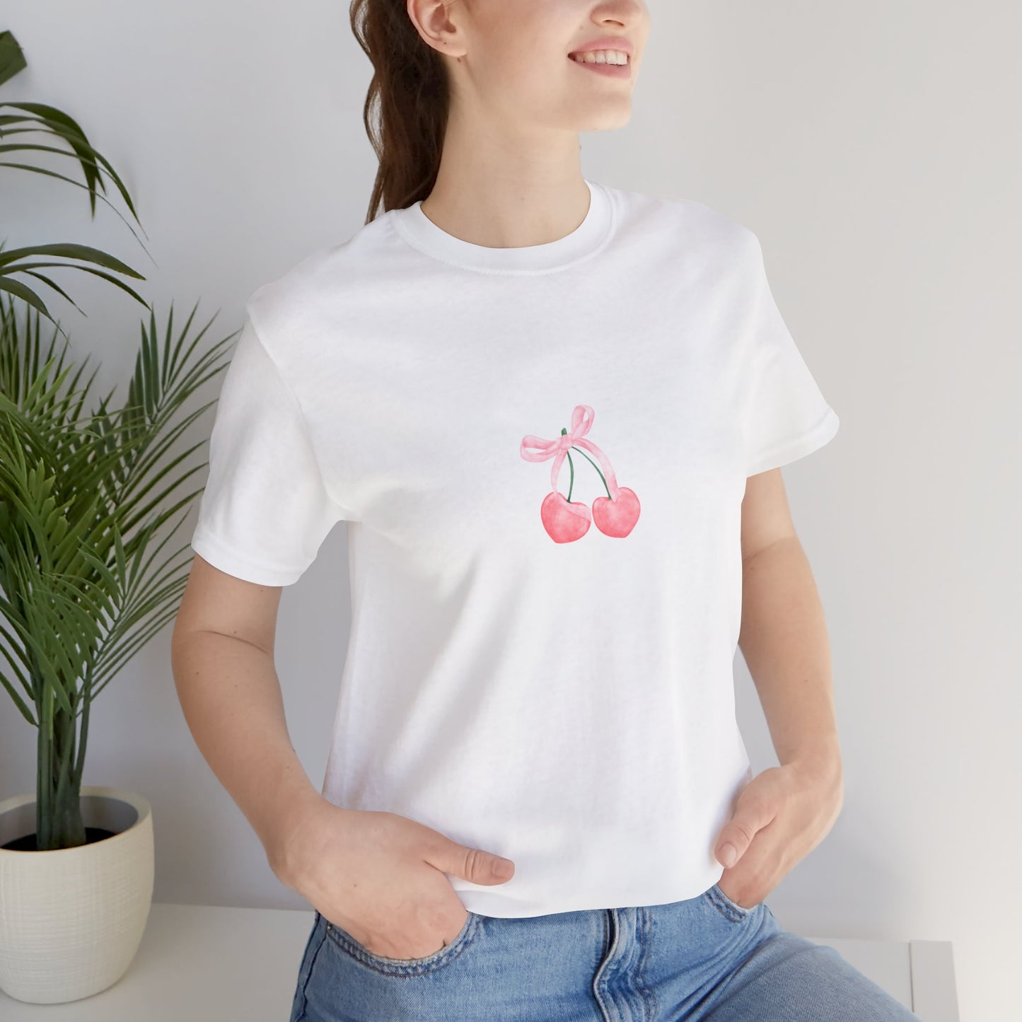 Coquette Cherries Jersey Short Sleeve Tee