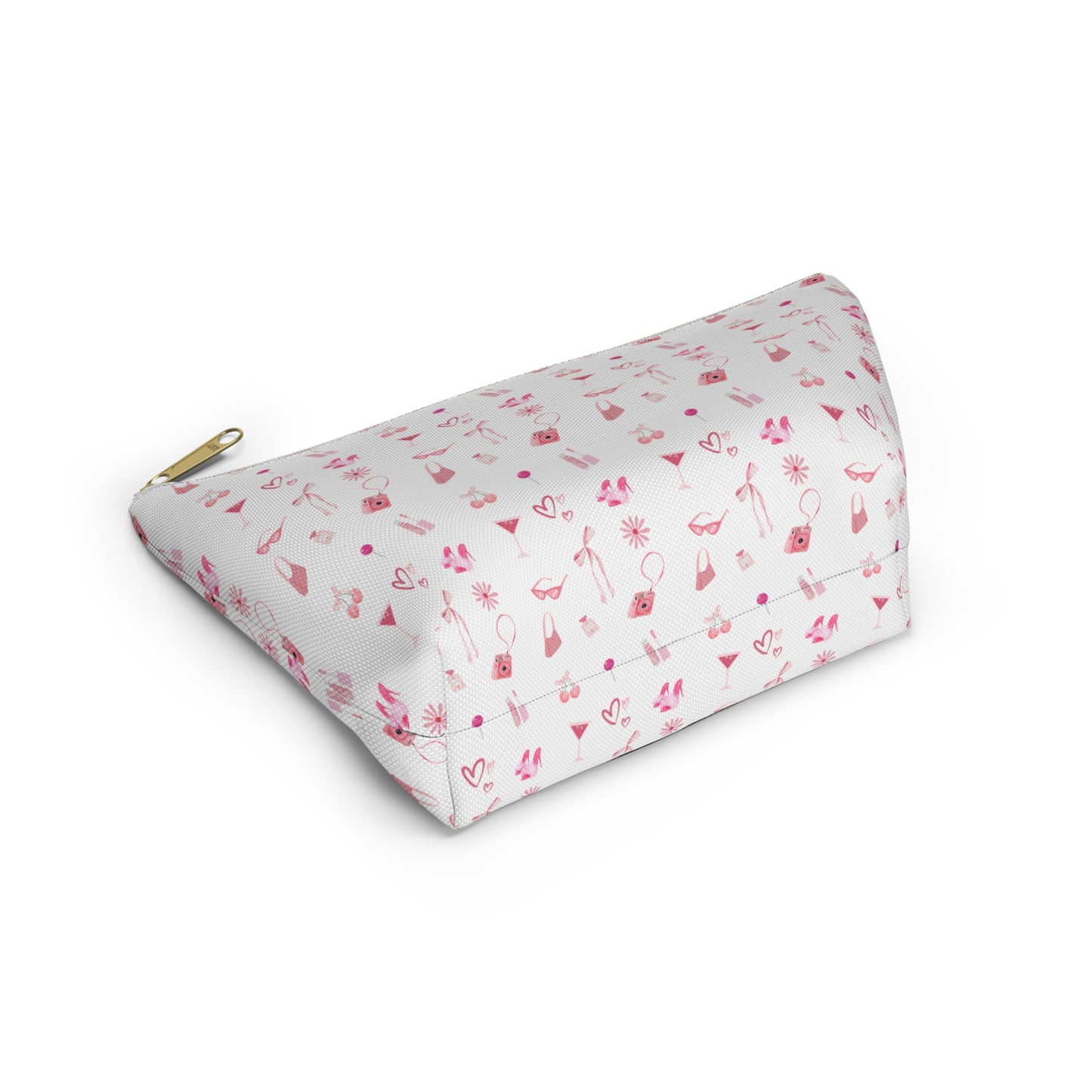 Coquette Makeup Travel Toiletry Accessory Pouch w T-bottom
