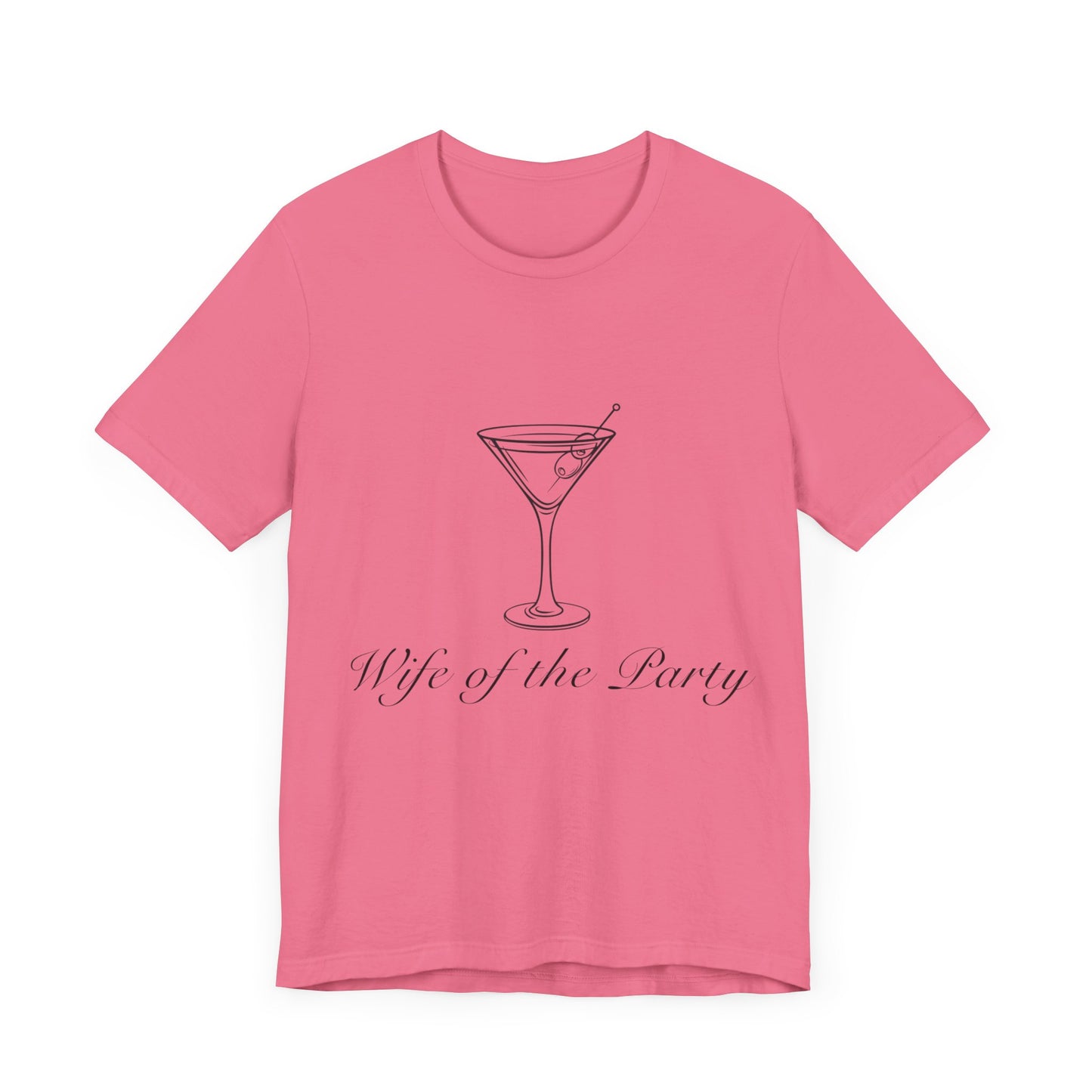 Wife of The Party Bachelorette Jersey Short Sleeve Tee