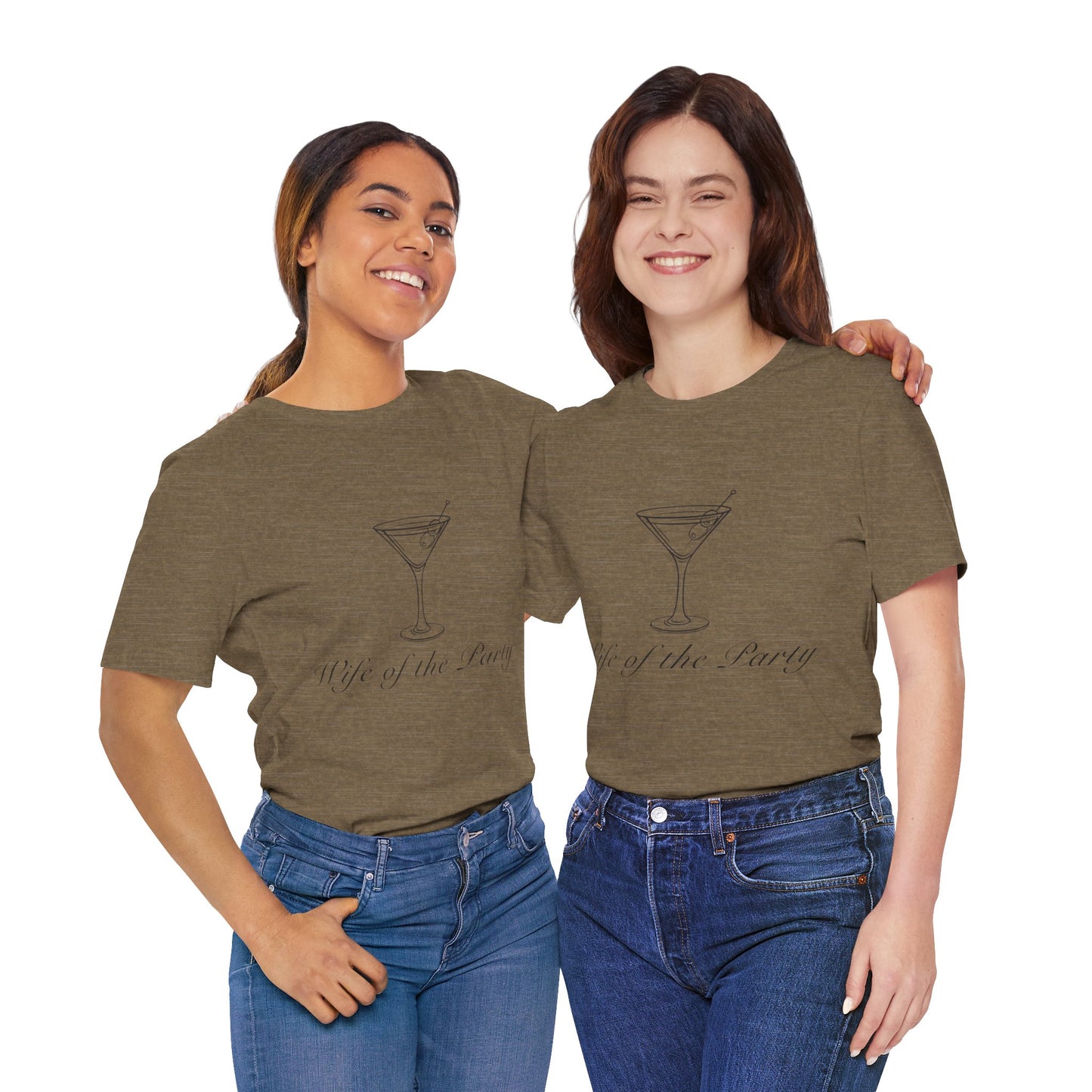 Wife of The Party Bachelorette Jersey Short Sleeve Tee