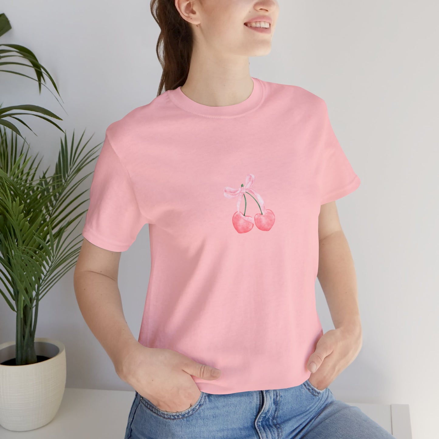 Coquette Cherries Jersey Short Sleeve Tee