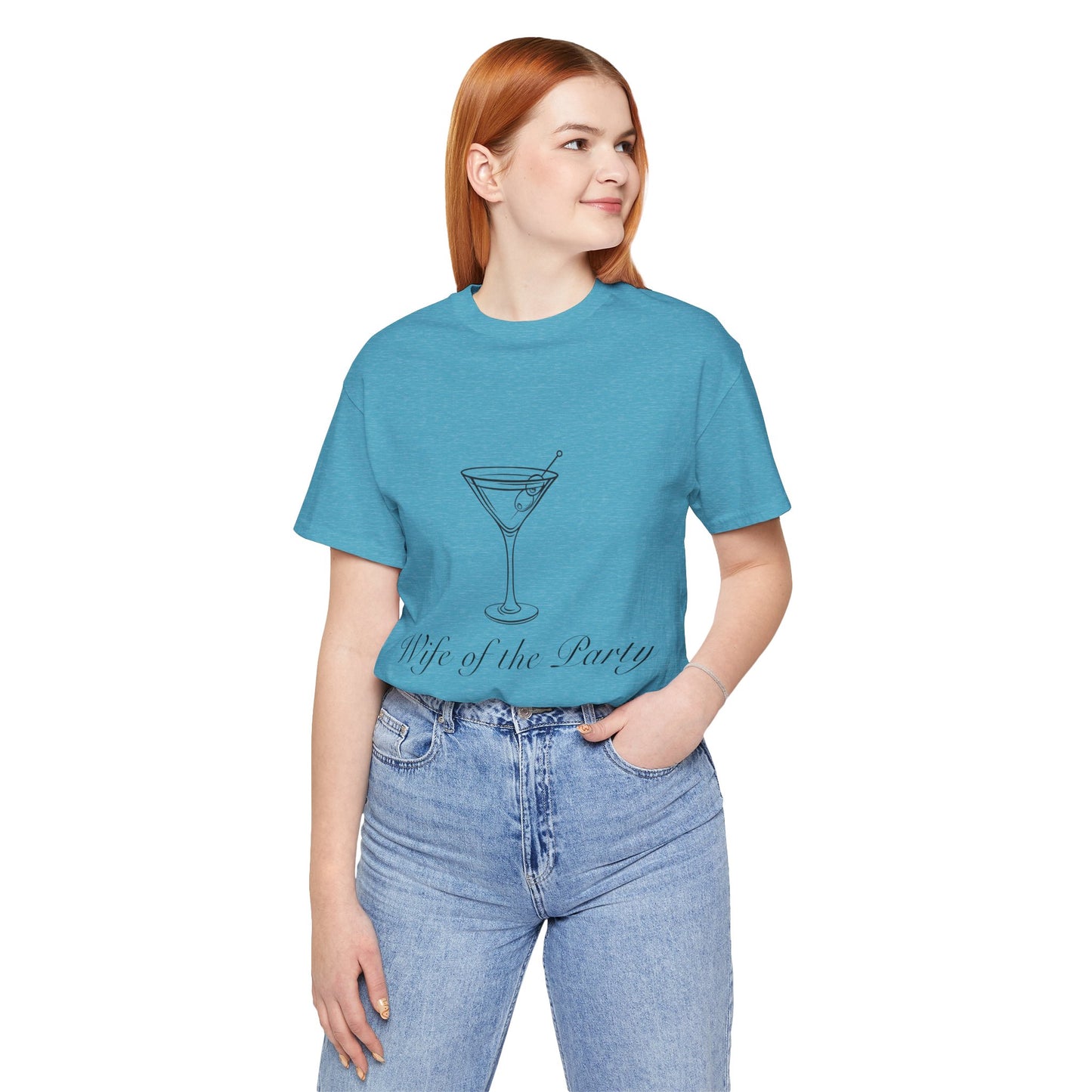 Wife of The Party Bachelorette Jersey Short Sleeve Tee