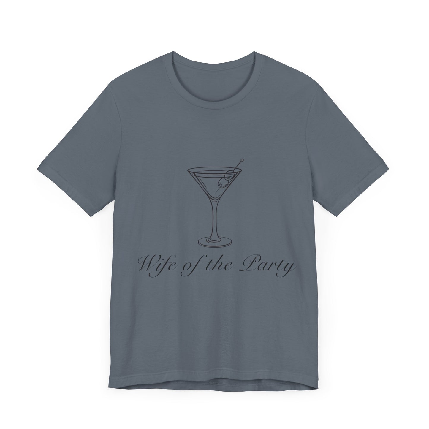 Wife of The Party Bachelorette Jersey Short Sleeve Tee