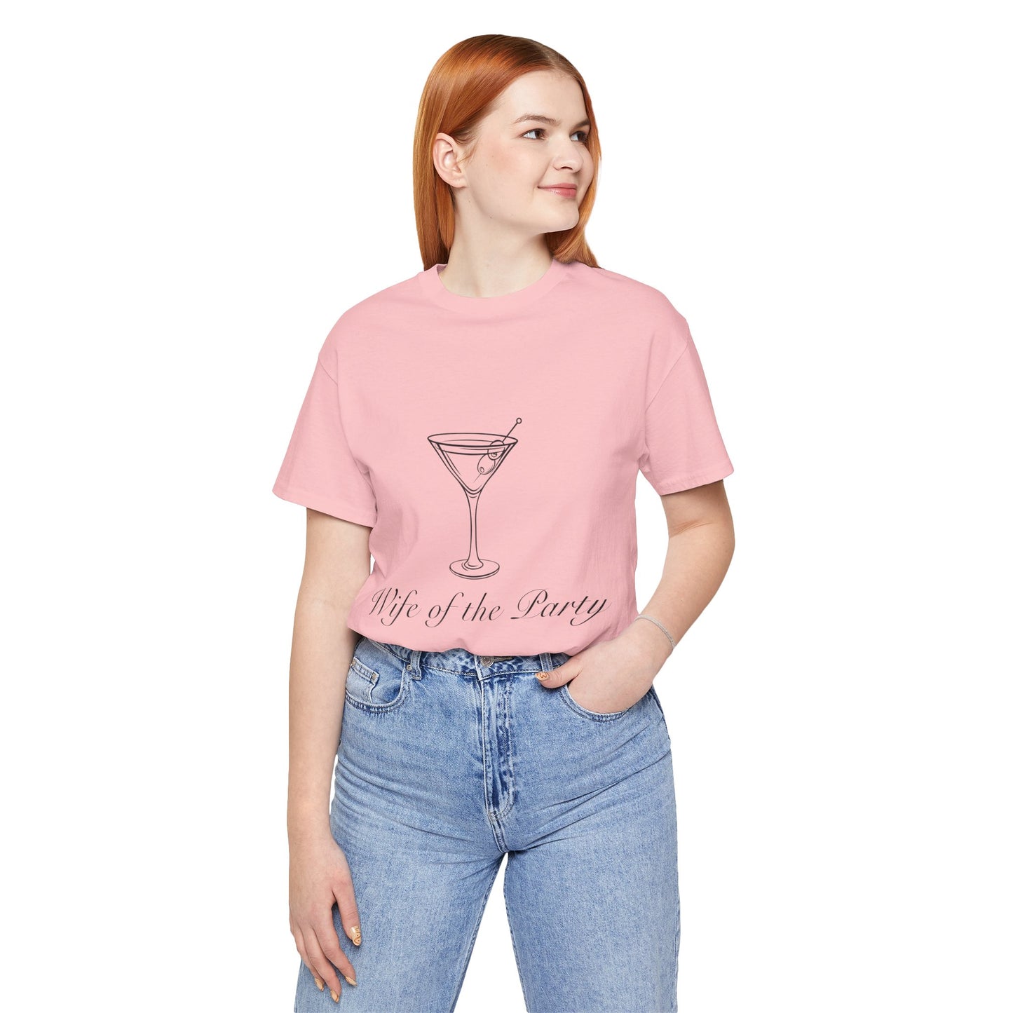 Wife of The Party Bachelorette Jersey Short Sleeve Tee