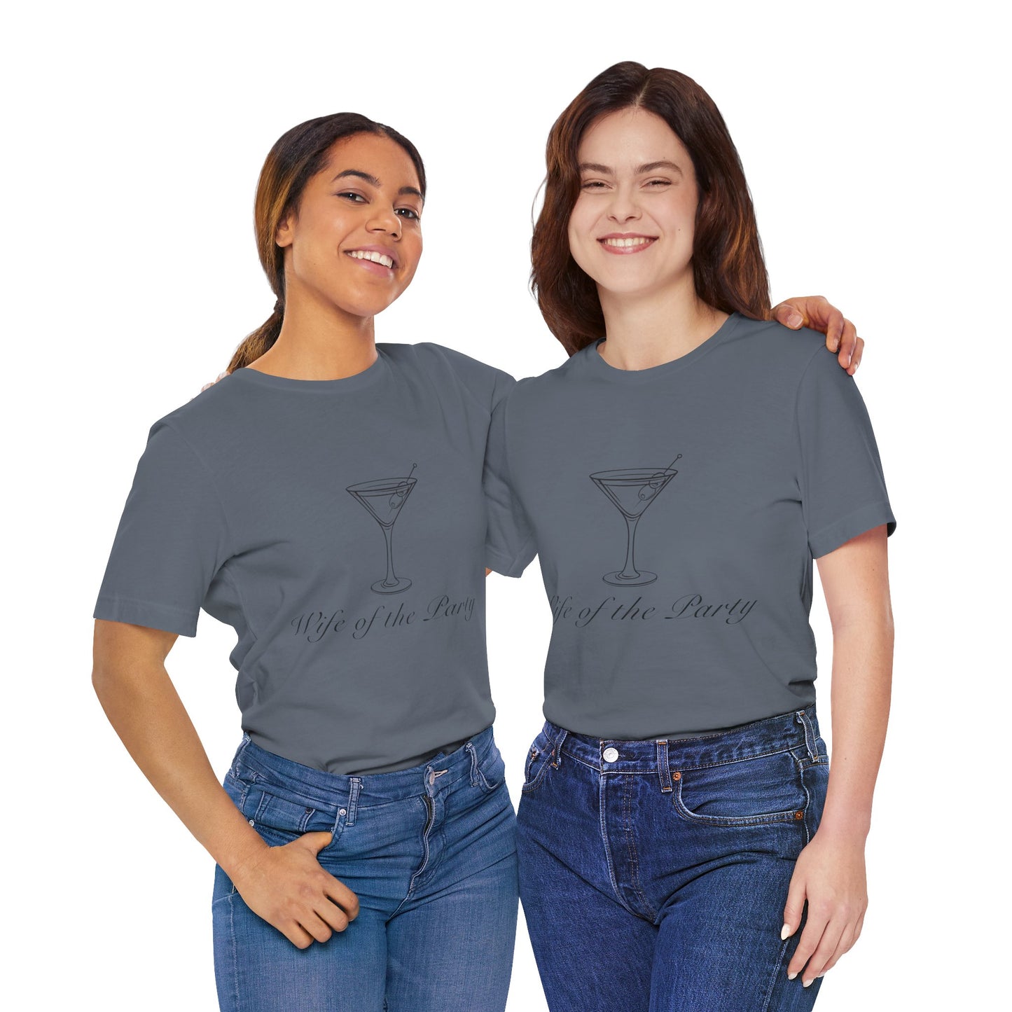 Wife of The Party Bachelorette Jersey Short Sleeve Tee