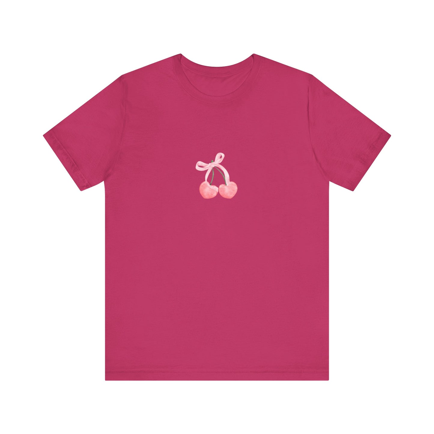 Coquette Cherries Jersey Short Sleeve Tee