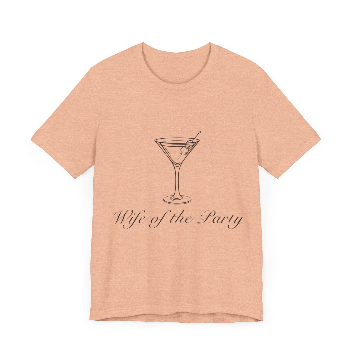 Wife of The Party Bachelorette Jersey Short Sleeve Tee