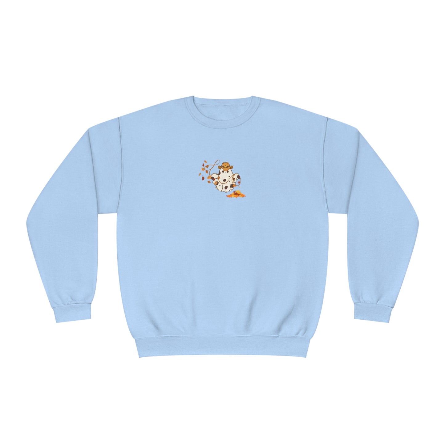 Cowboy Fall Halloween Ghost Lasso Crewneck Sweatshirt