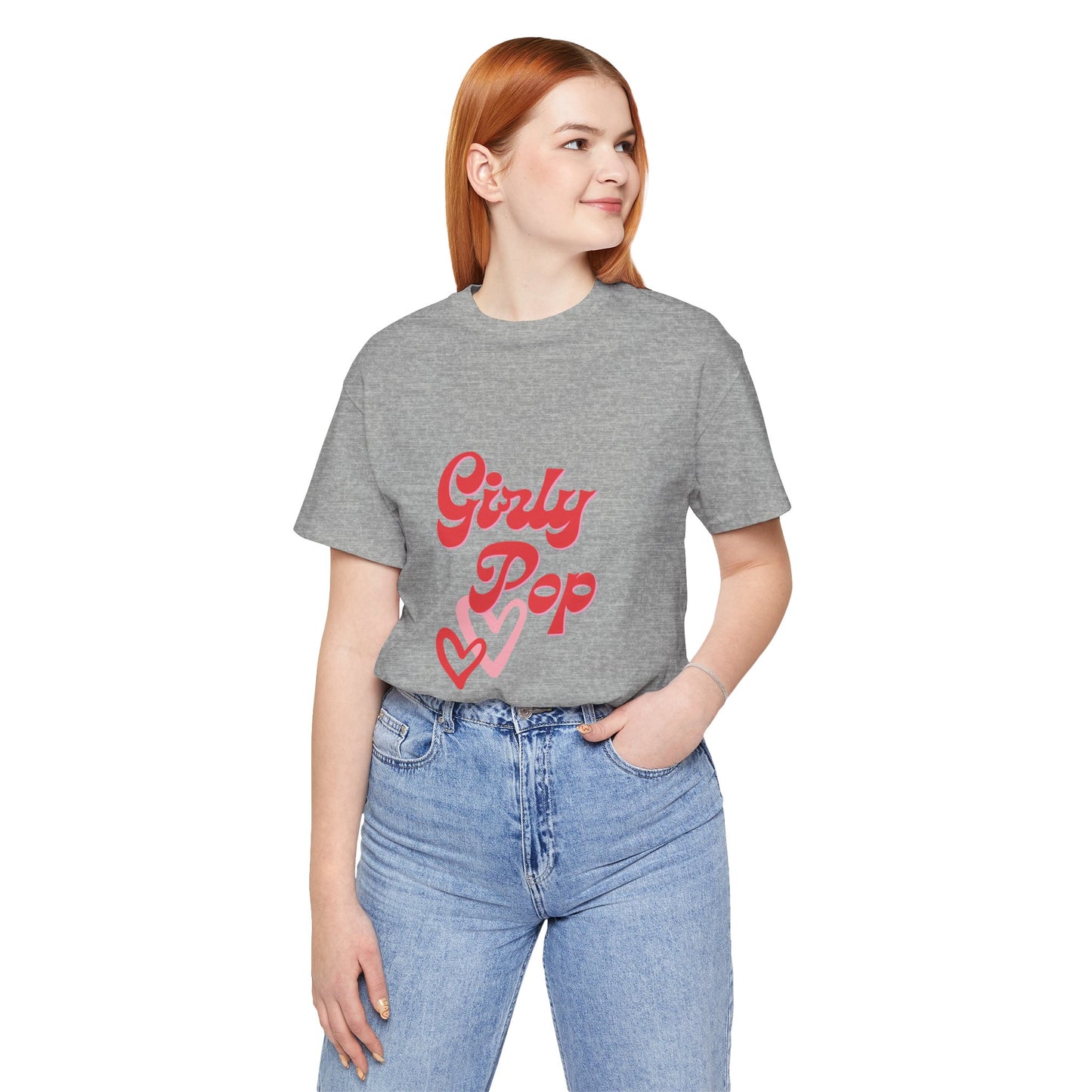 Girly pop graphic Jersey Short Sleeve Tee