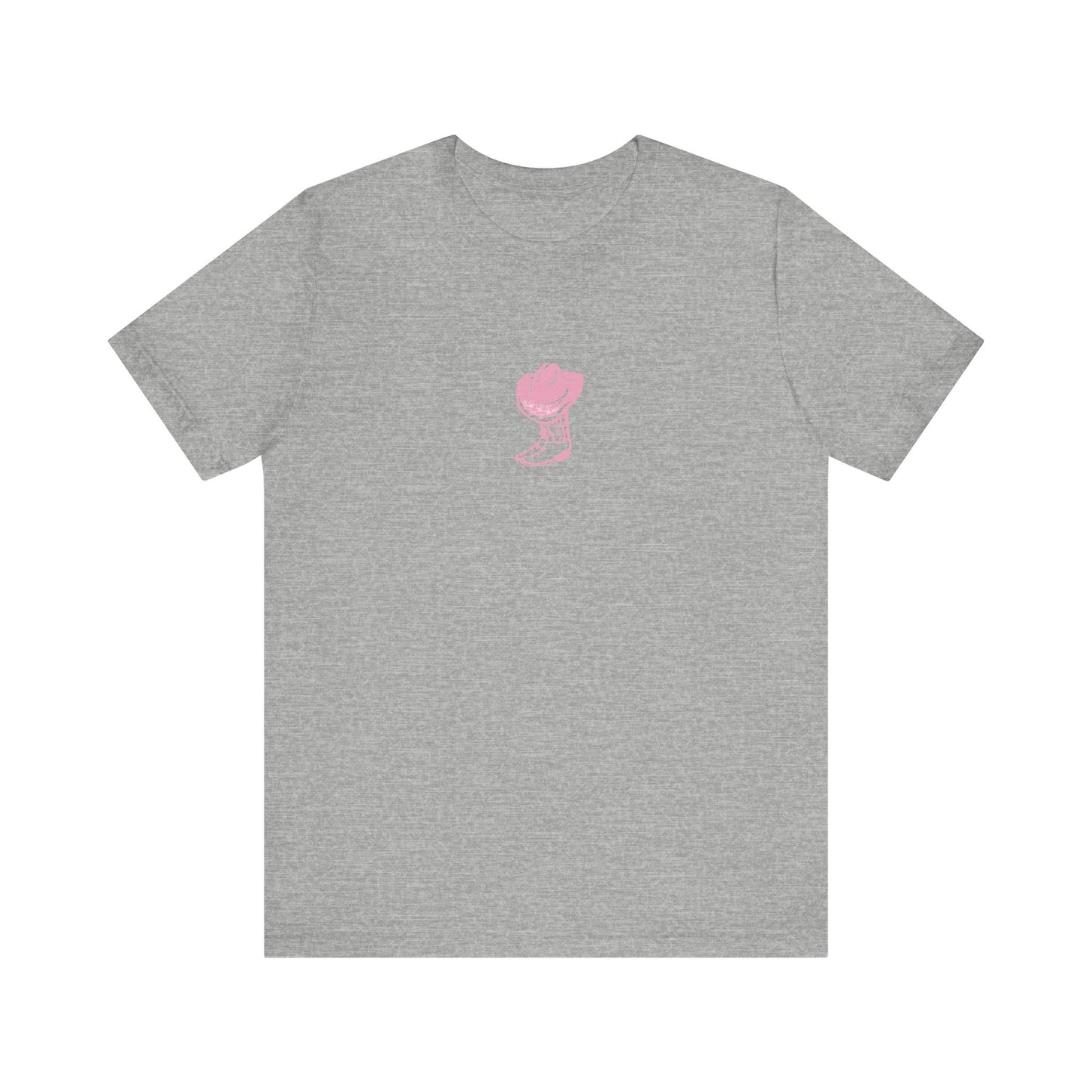 Cowgirl boots floral Jersey Short Sleeve Tee, cowboy