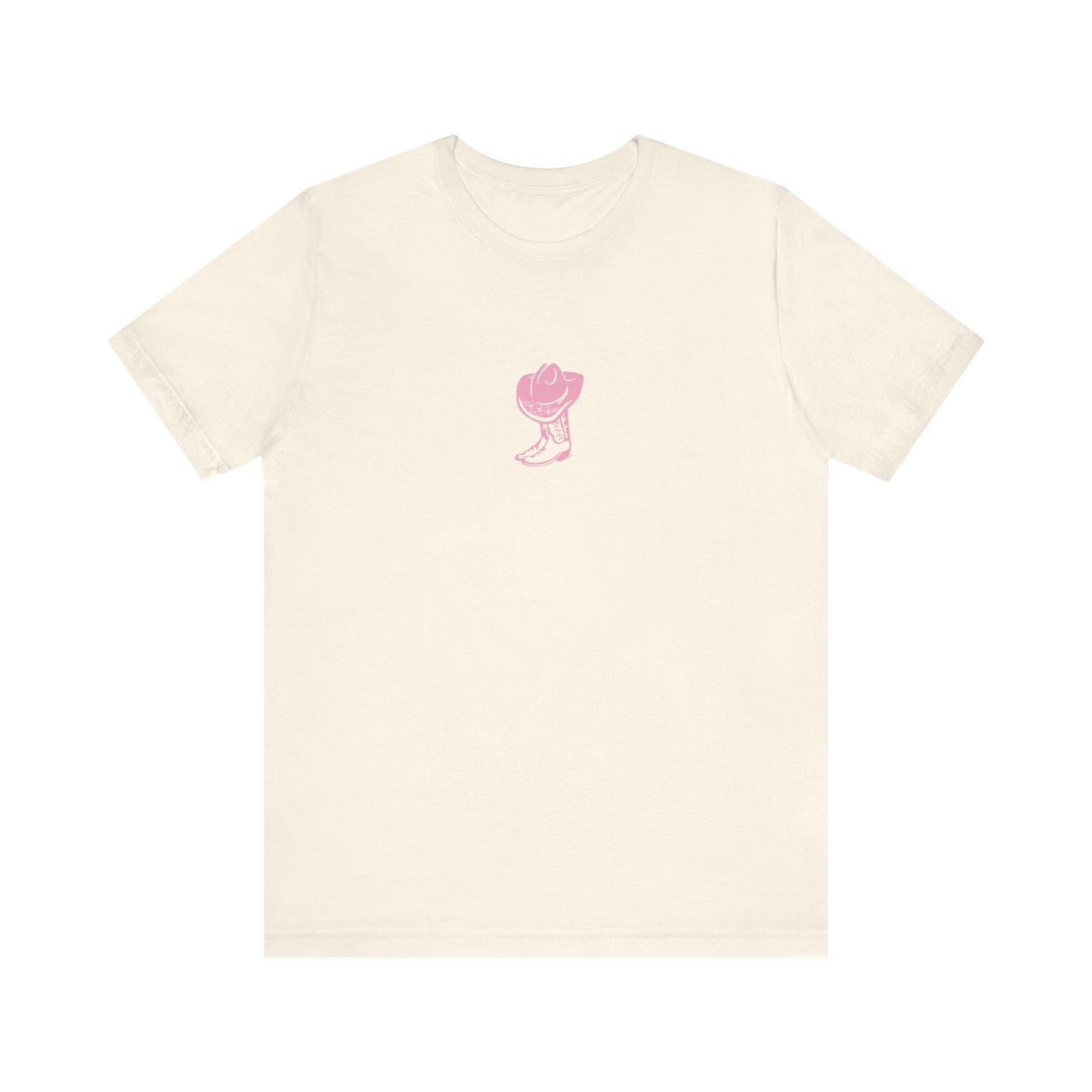 Cowgirl boots floral Jersey Short Sleeve Tee, cowboy