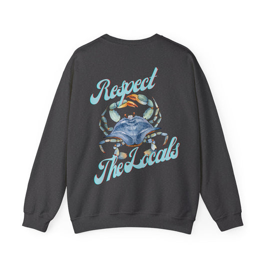 Respect the Locals Unisex Heavy Blend™ Crewneck Sweatshirt
