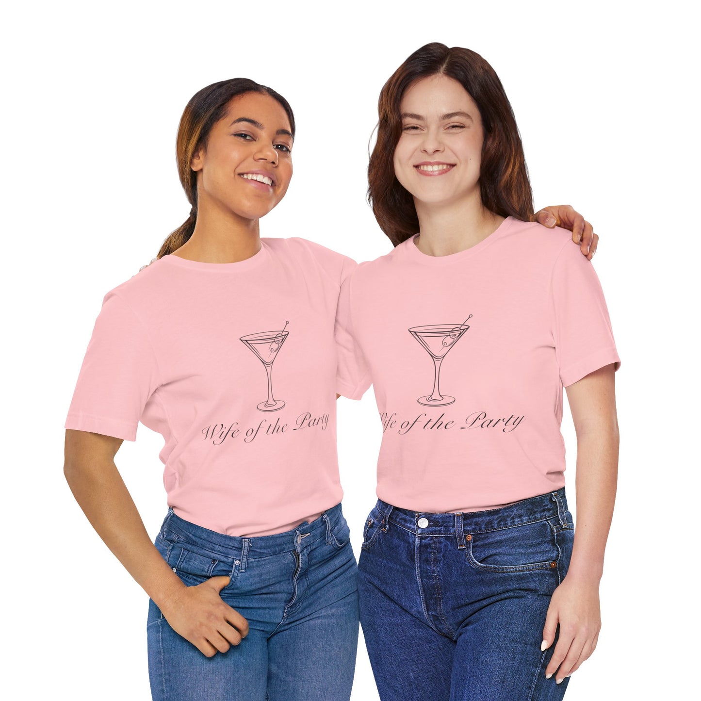 Wife of The Party Bachelorette Jersey Short Sleeve Tee