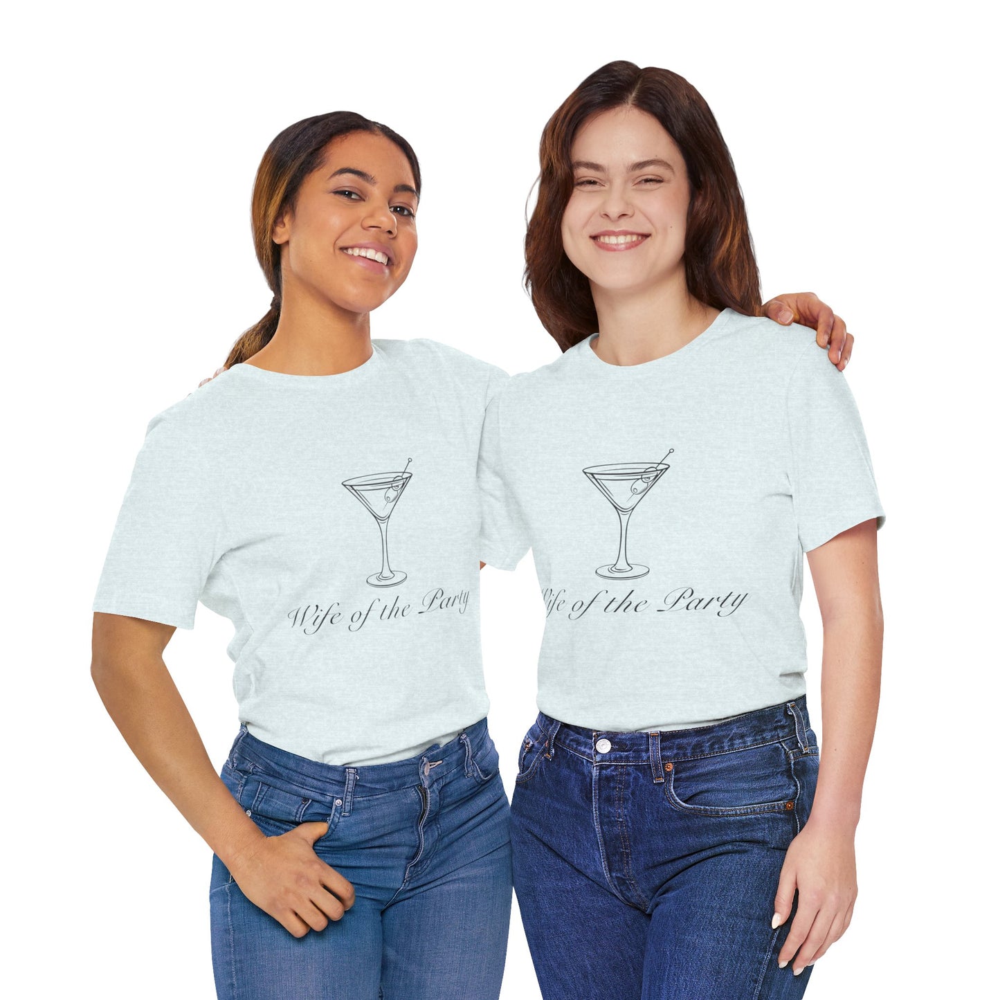 Wife of The Party Bachelorette Jersey Short Sleeve Tee