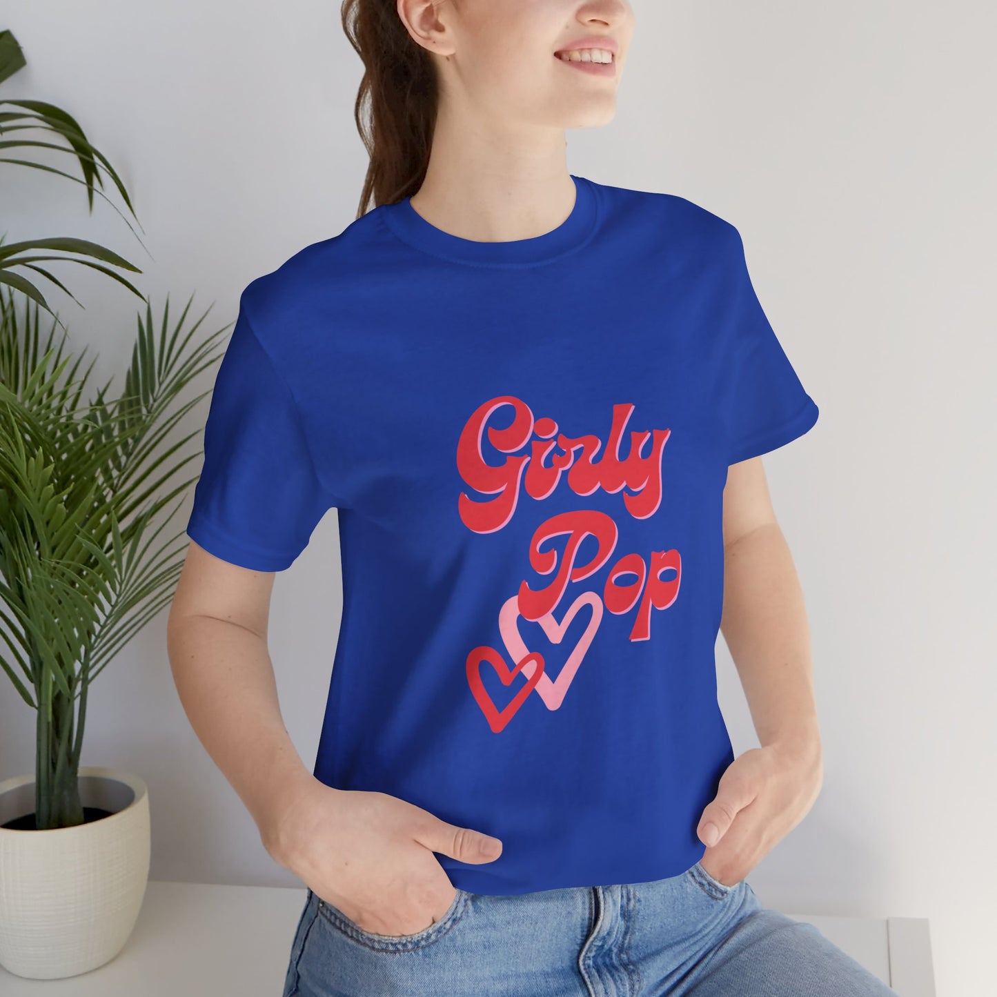 Girly pop graphic Jersey Short Sleeve Tee