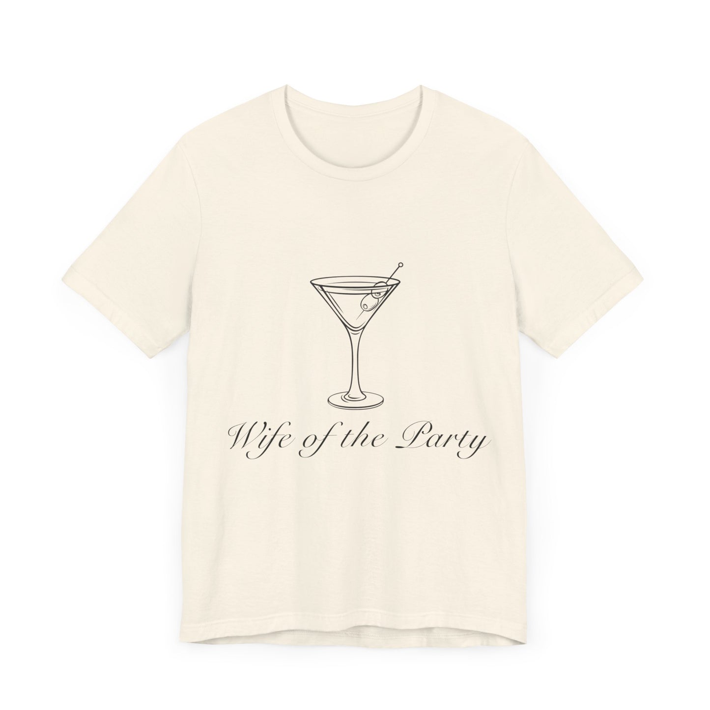 Wife of The Party Bachelorette Jersey Short Sleeve Tee