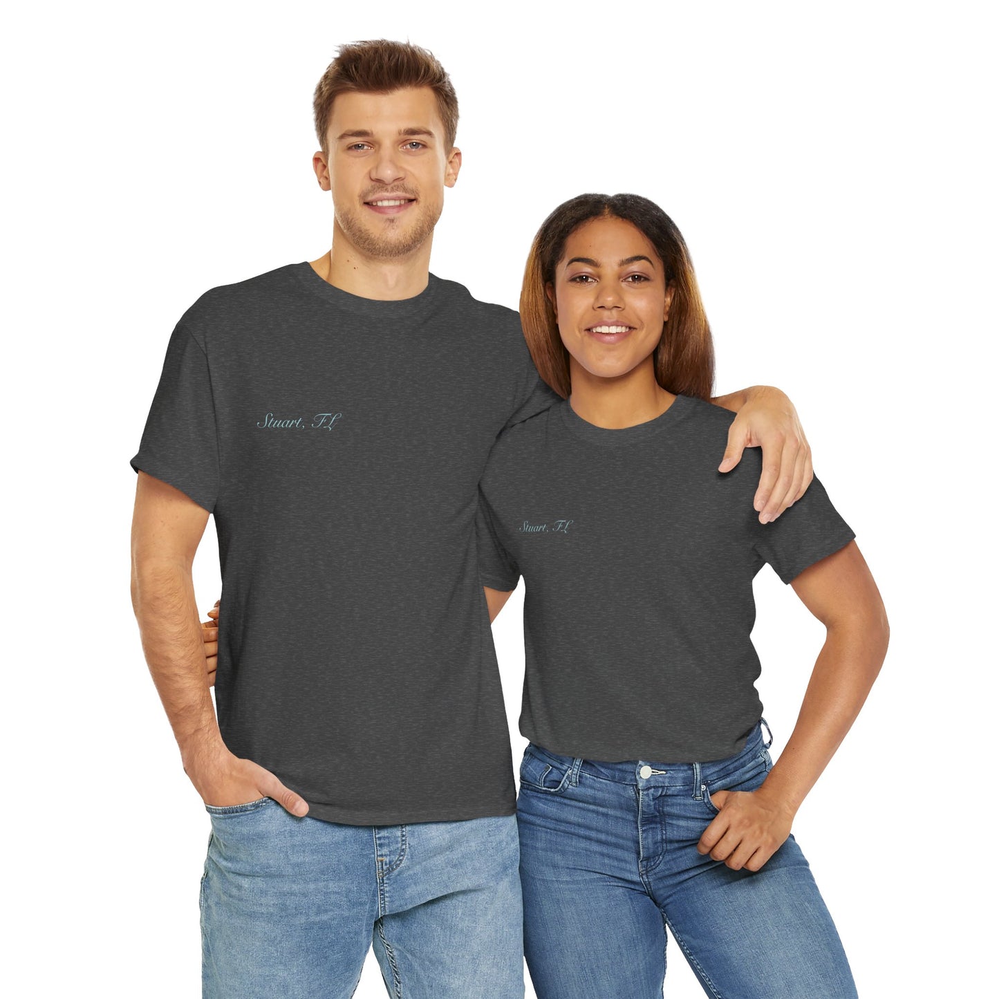 Stuart FL Respect the Locals Crab Unisex Heavy Cotton Tee