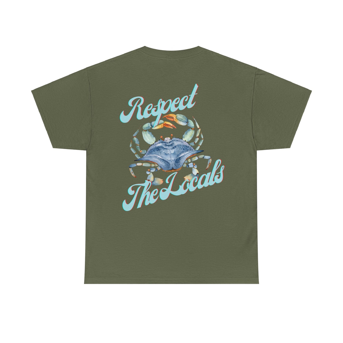 Respect the Locals Crab Unisex Heavy Cotton Tee