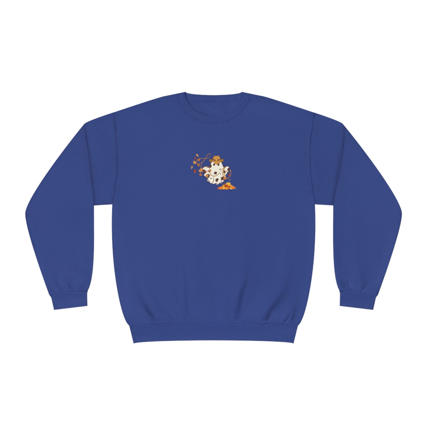 Cowboy Fall Halloween Ghost Lasso Crewneck Sweatshirt