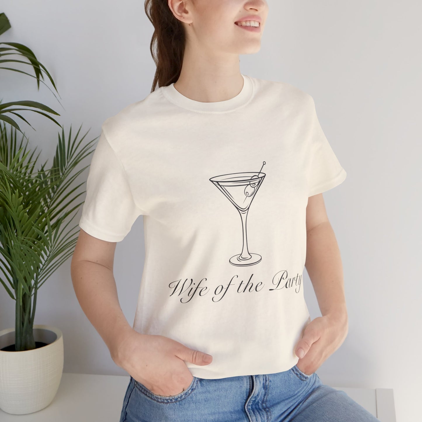 Wife of The Party Bachelorette Jersey Short Sleeve Tee