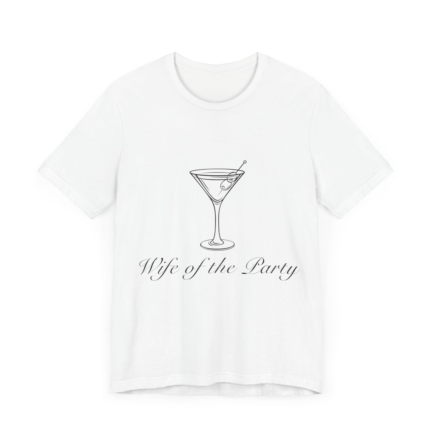 Wife of The Party Bachelorette Jersey Short Sleeve Tee