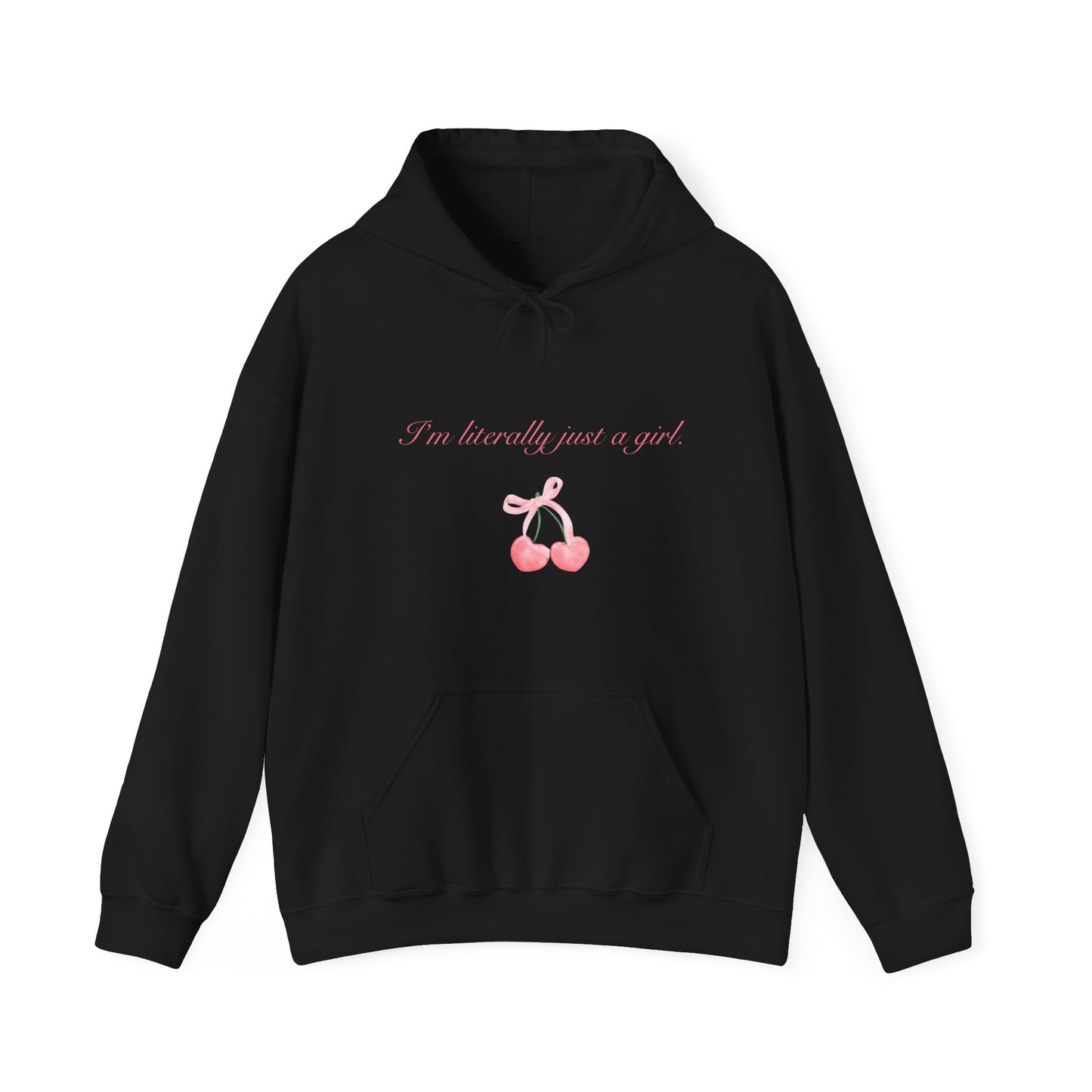 I'm literally just a girl cherry Woman's Heavy Blend™ Hoodie Sweatshirt