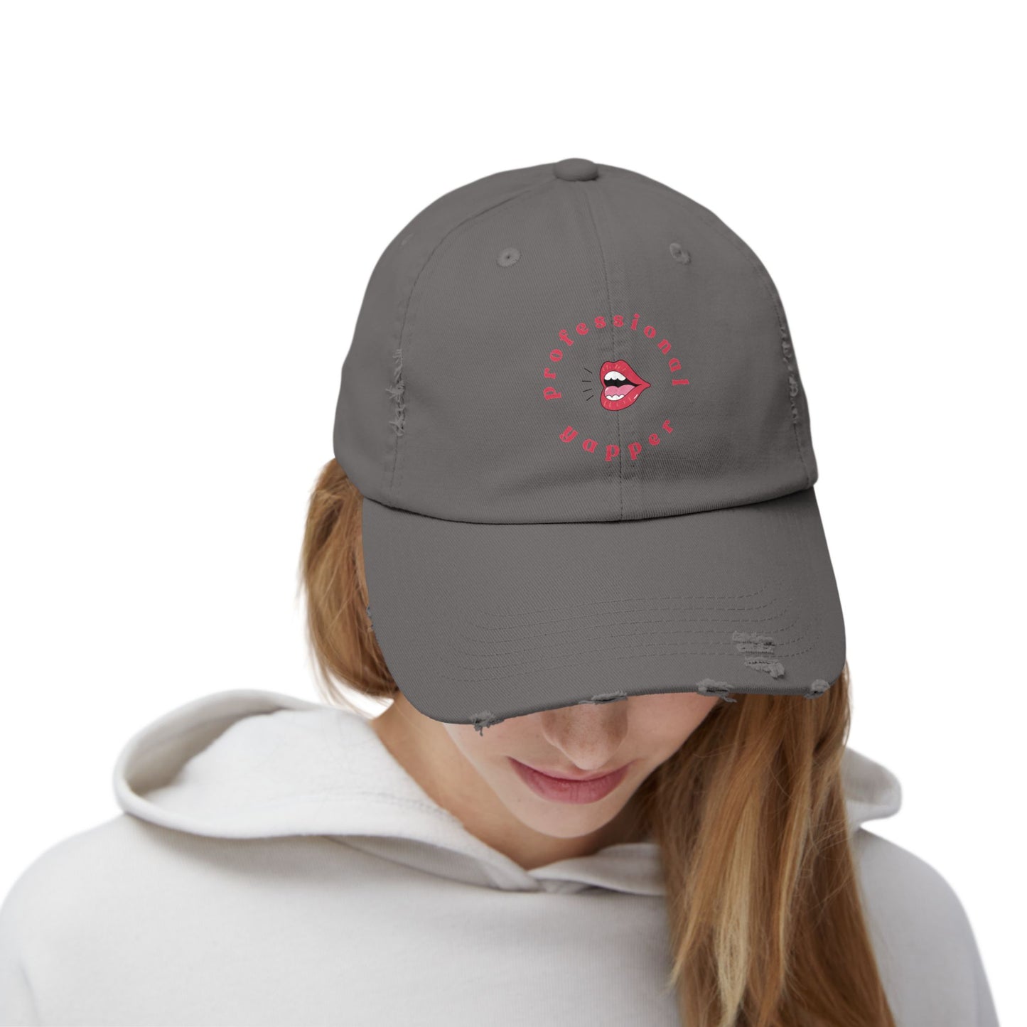 Professional Yapper Distressed Cap