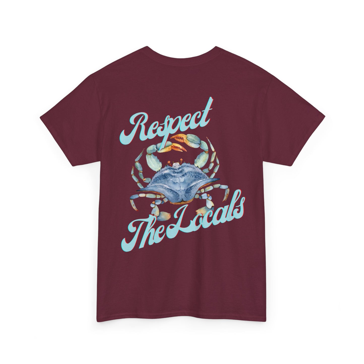 Respect the Locals Crab Unisex Heavy Cotton Tee