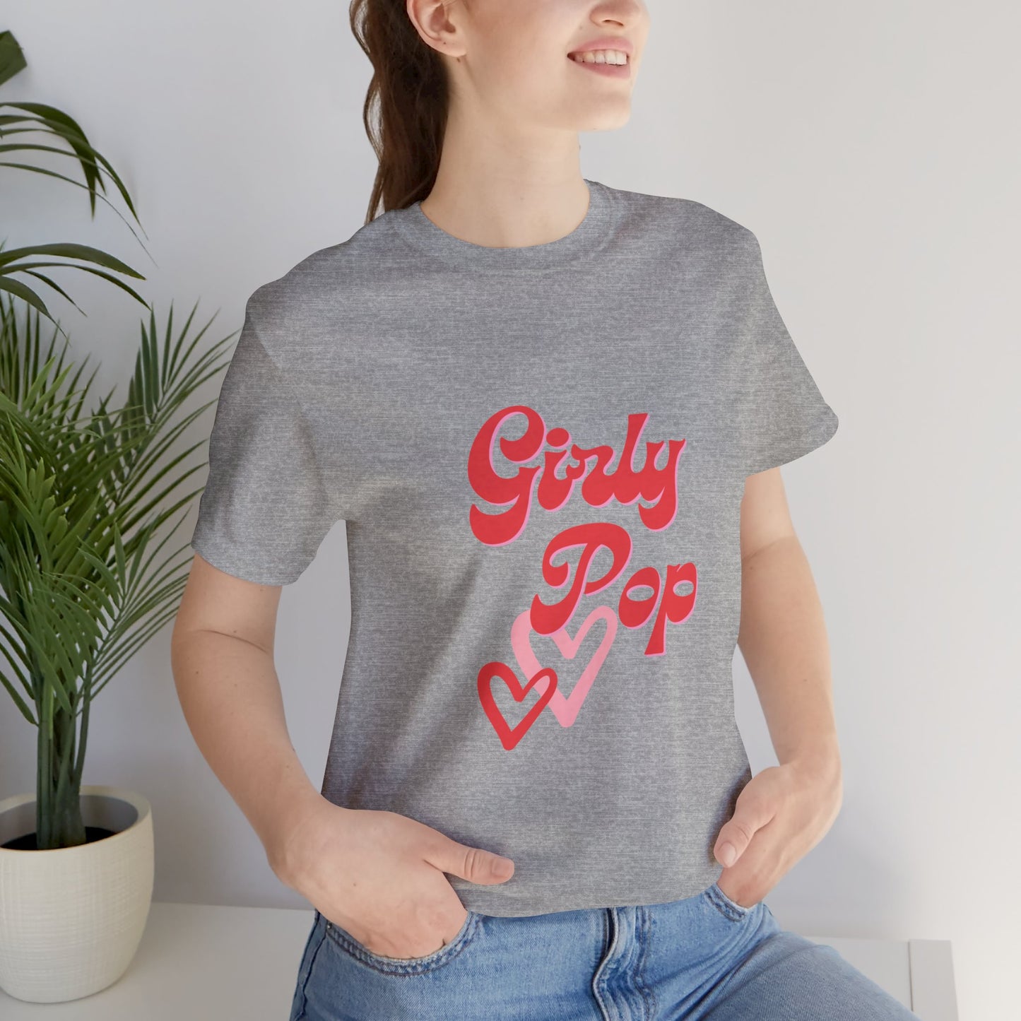 Girly pop graphic Jersey Short Sleeve Tee