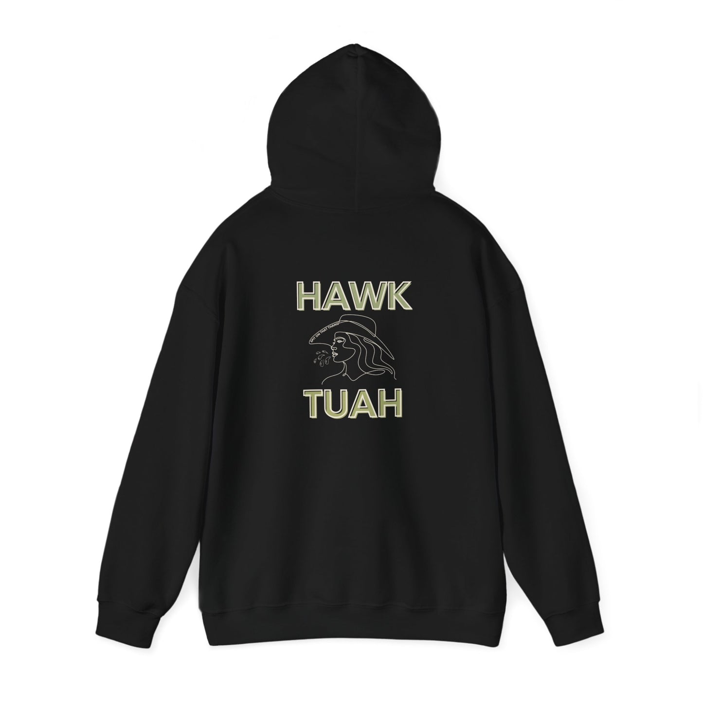 Hawk Tuah Unisex Heavy Blend™ Hooded Sweatshirt Gift Funny Aesthetic Trendy Viral