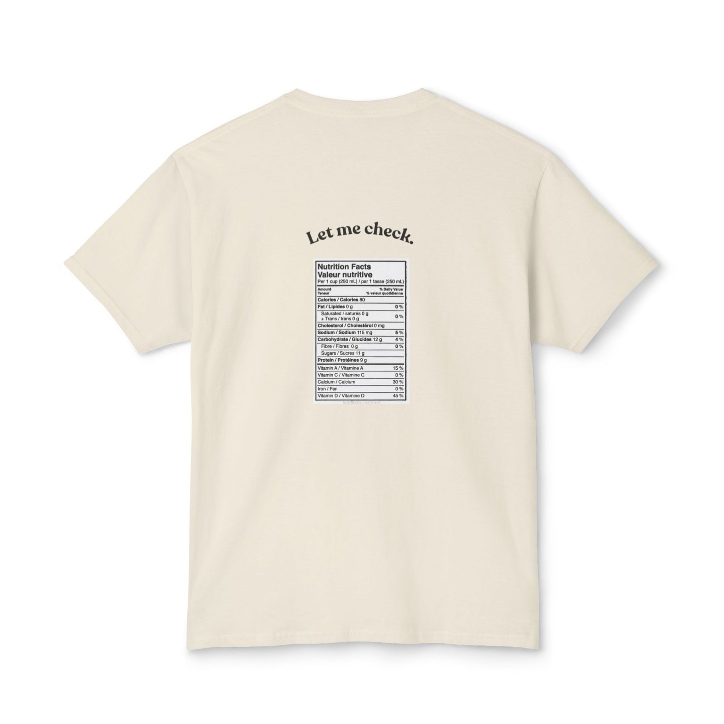 Let Me Check Ingredients Shirt