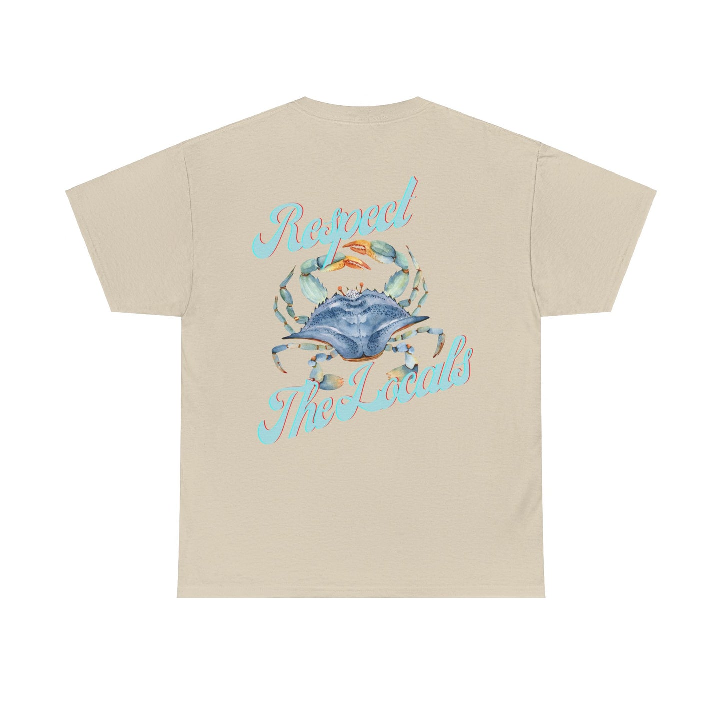 Respect the Locals Crab Unisex Heavy Cotton Tee