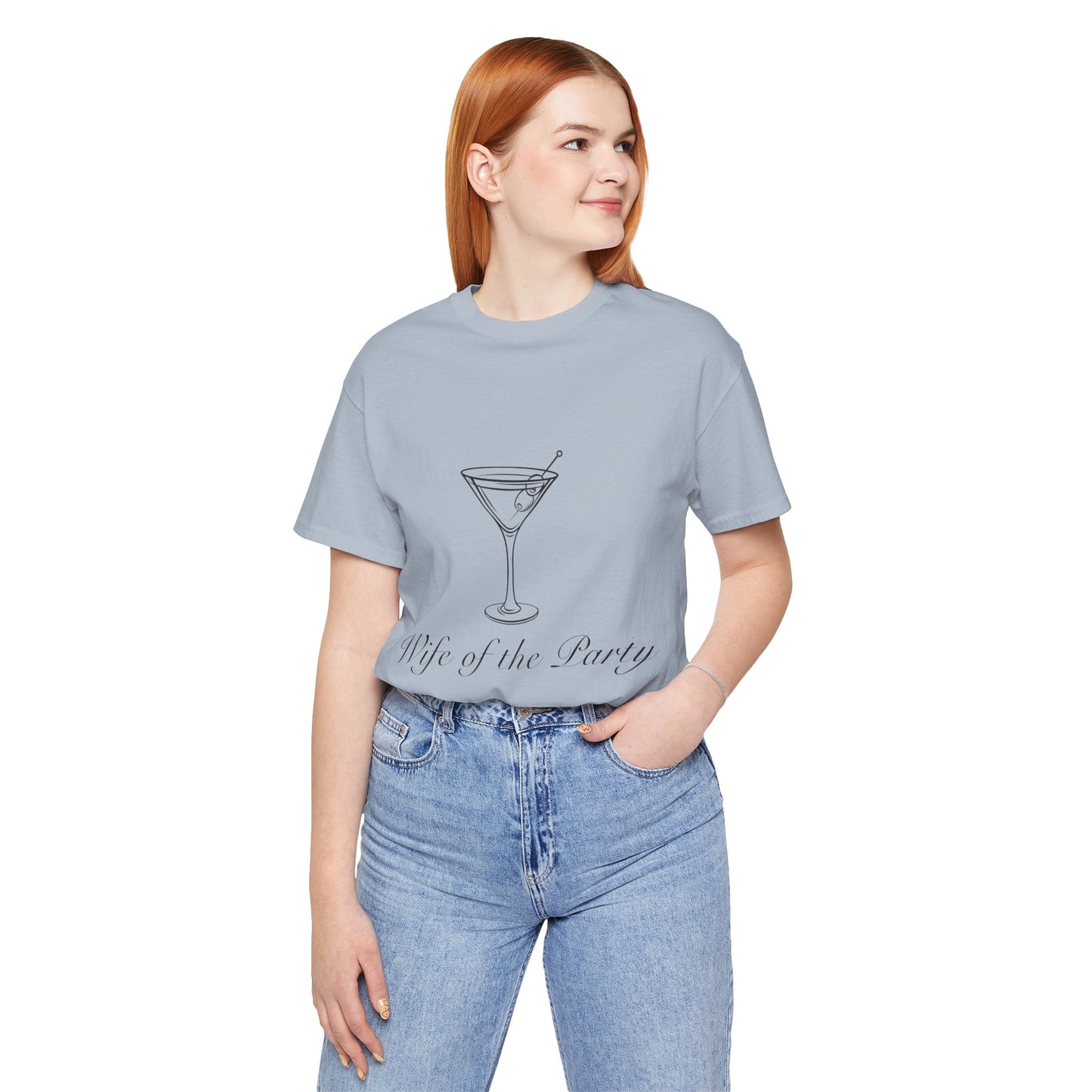 Wife of The Party Bachelorette Jersey Short Sleeve Tee