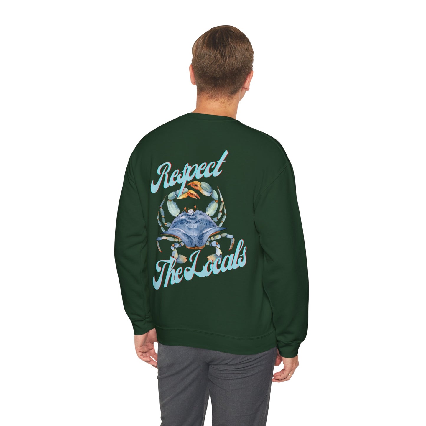 Respect the Locals Unisex Heavy Blend™ Crewneck Sweatshirt