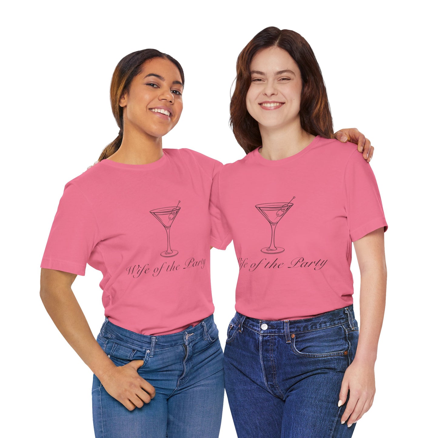 Wife of The Party Bachelorette Jersey Short Sleeve Tee