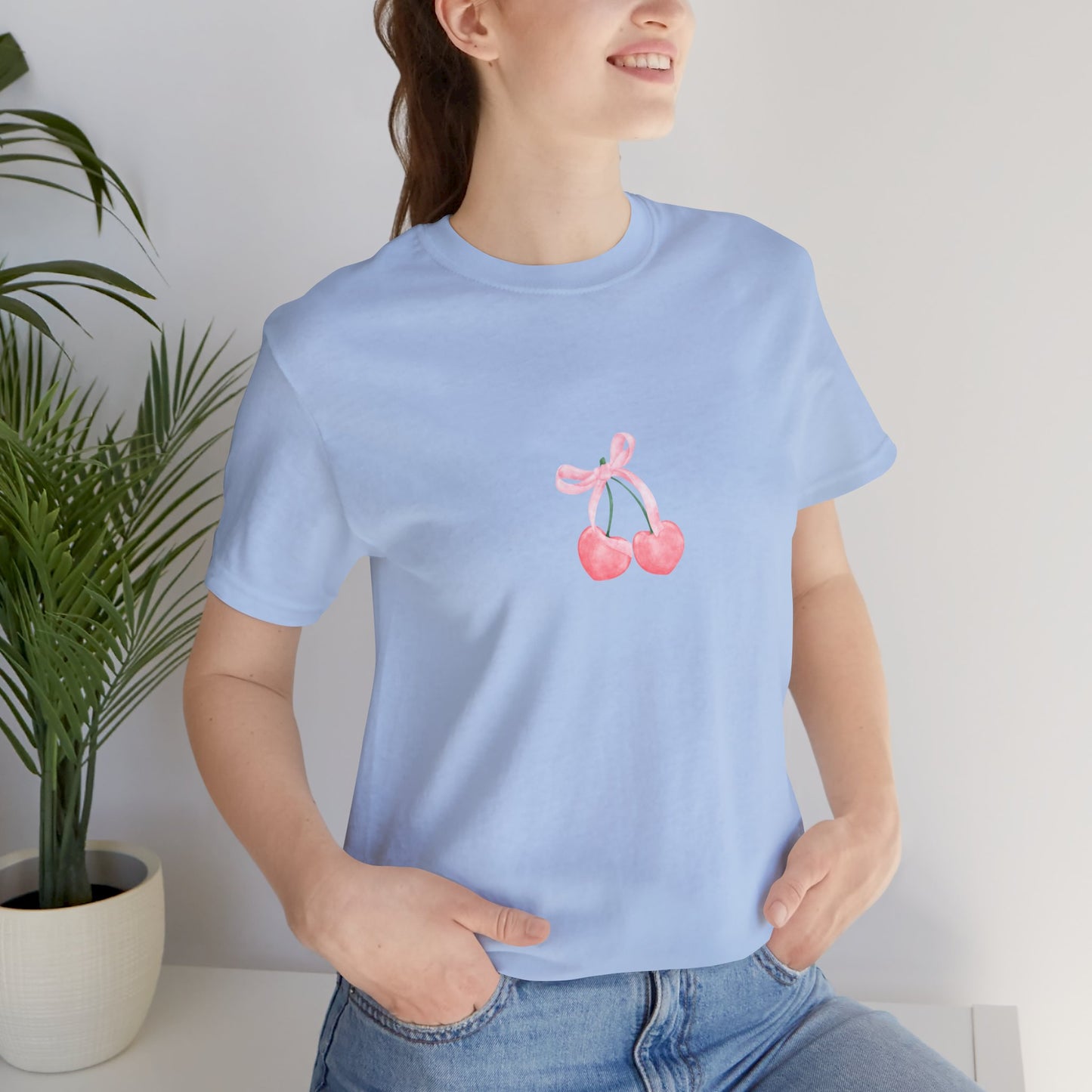 Coquette Cherries Jersey Short Sleeve Tee