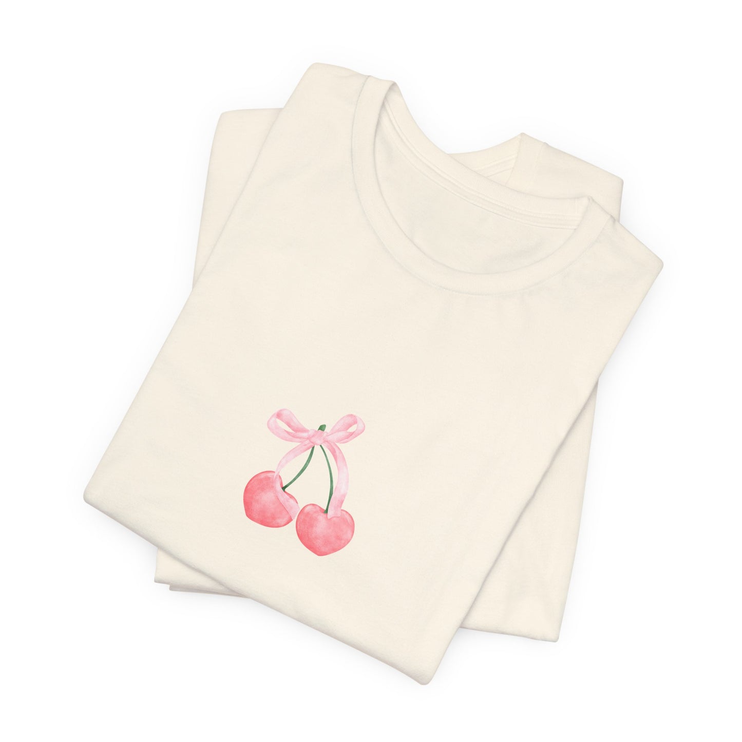 Coquette Cherries Jersey Short Sleeve Tee