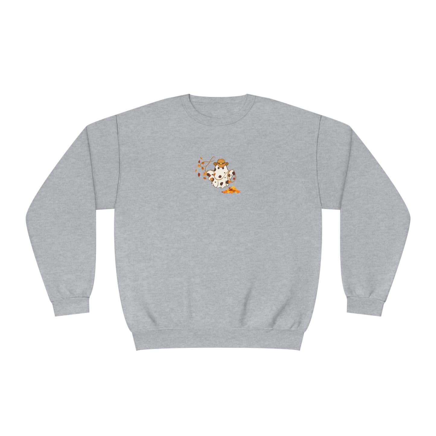 Cowboy Fall Halloween Ghost Lasso Crewneck Sweatshirt