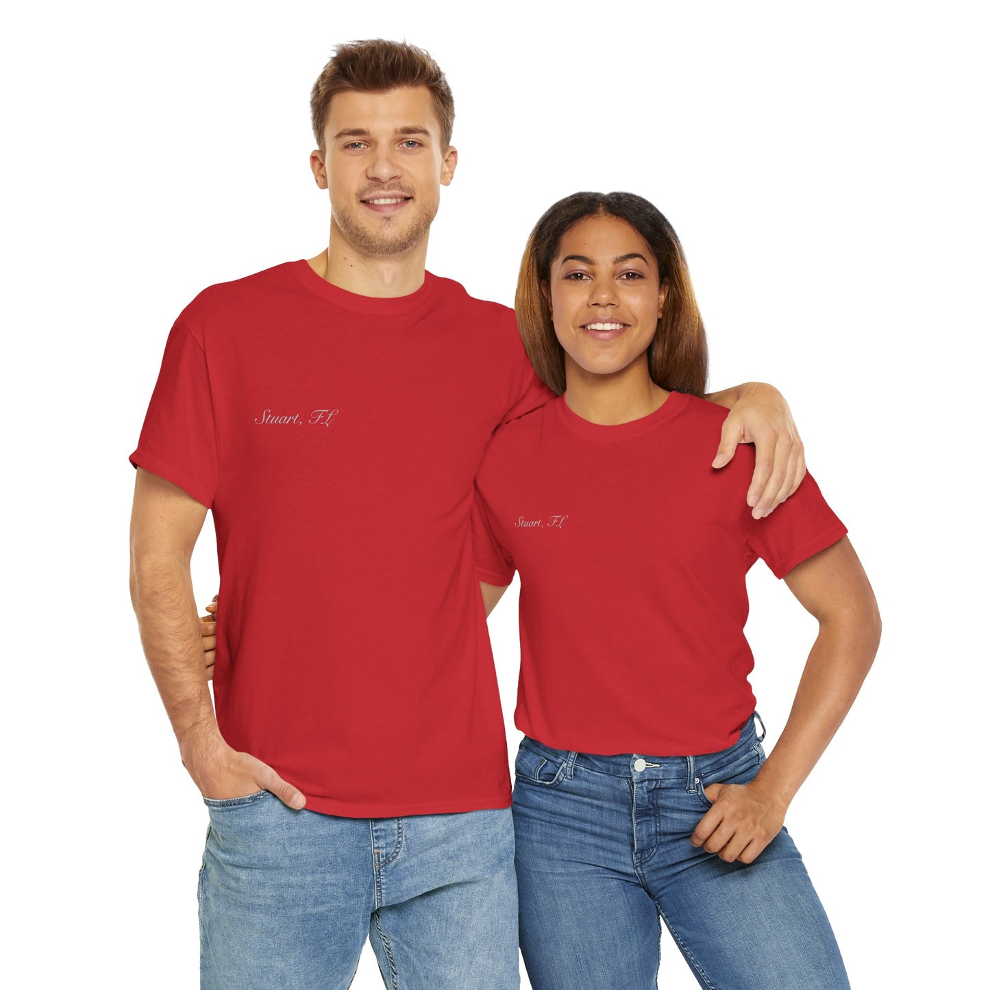 Stuart FL Respect the Locals Crab Unisex Heavy Cotton Tee