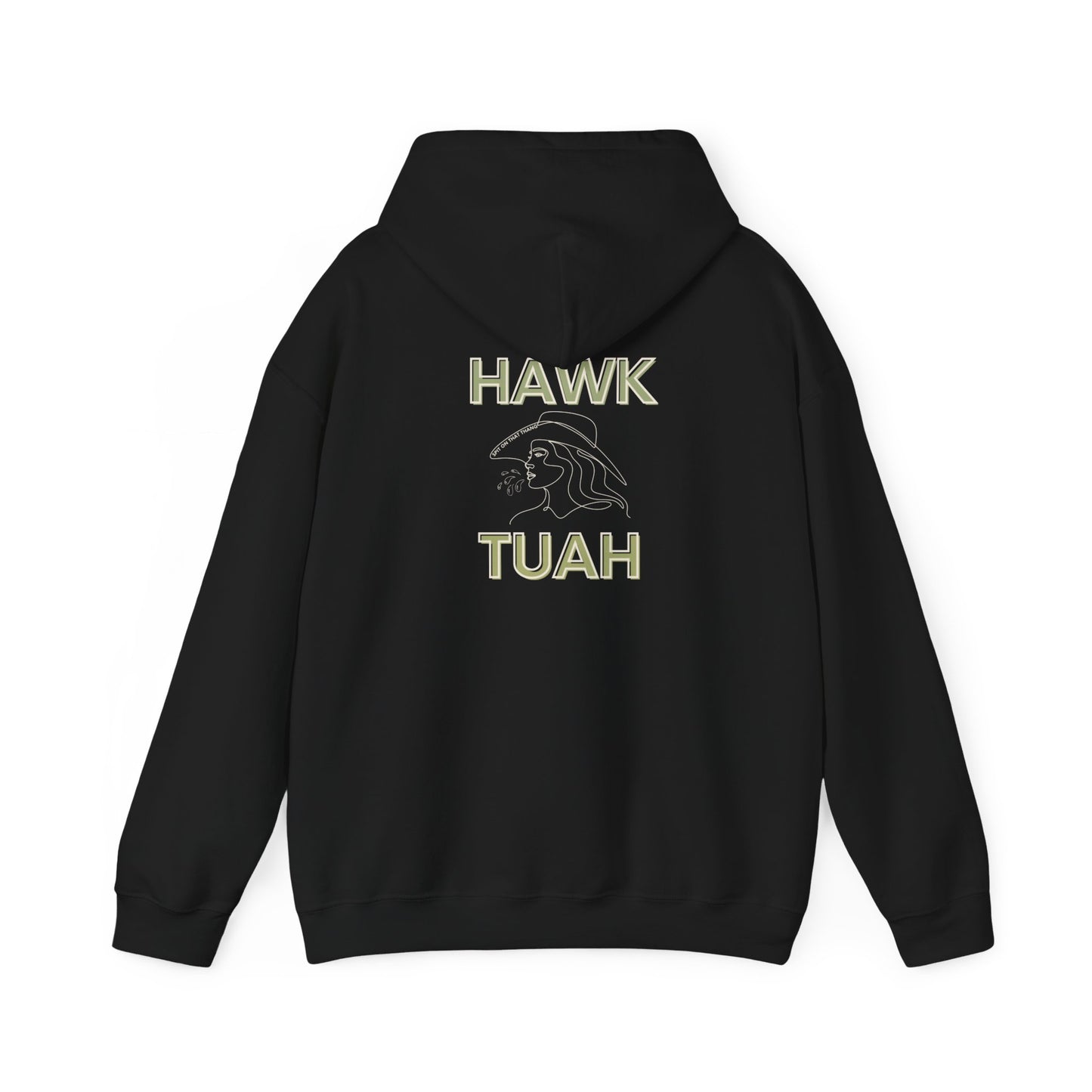 Hawk Tuah Unisex Heavy Blend™ Hooded Sweatshirt Gift Funny Aesthetic Trendy Viral
