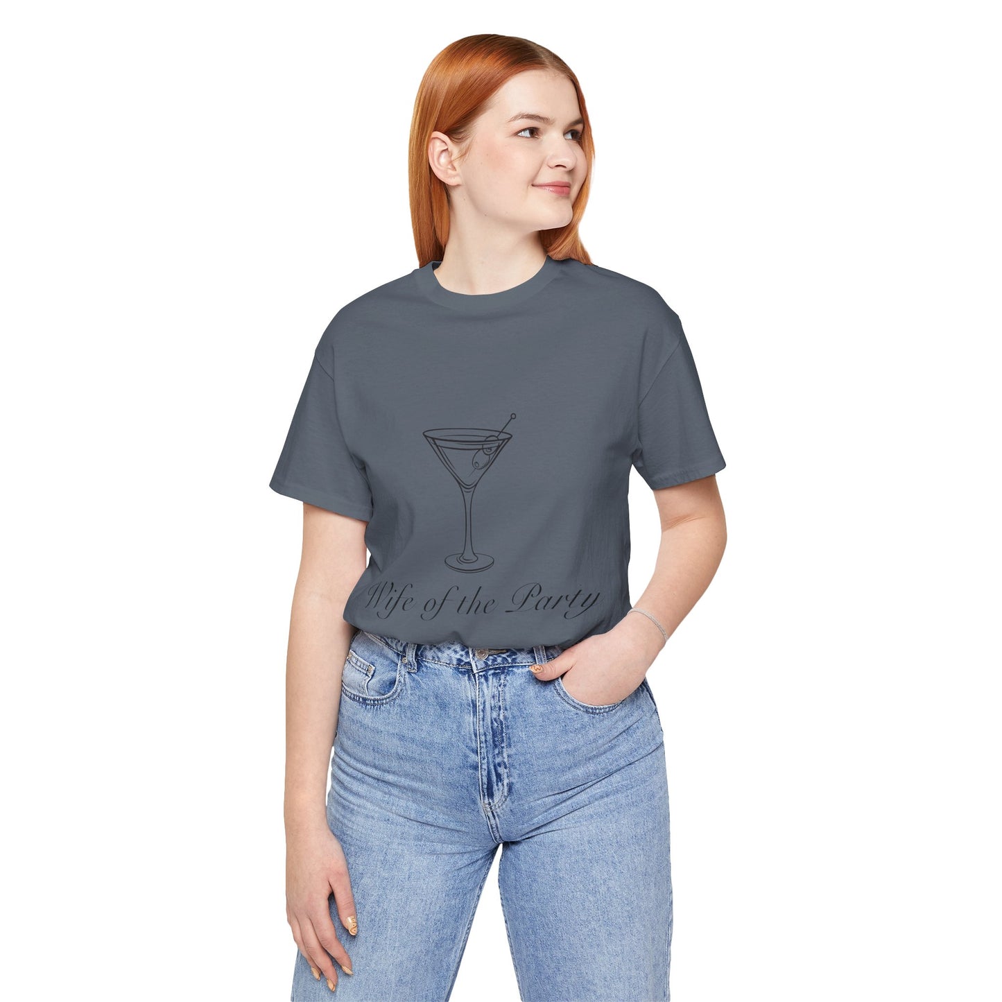 Wife of The Party Bachelorette Jersey Short Sleeve Tee