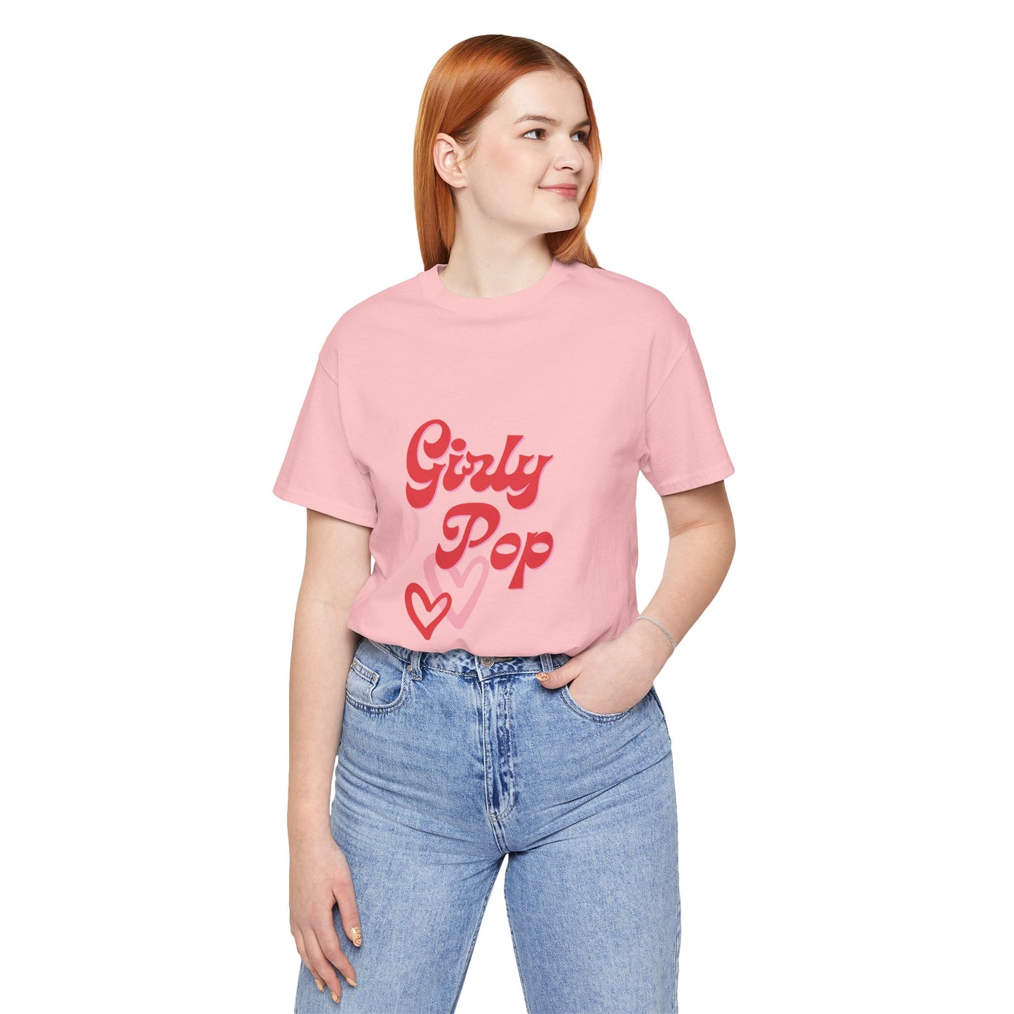 Girly pop graphic Jersey Short Sleeve Tee