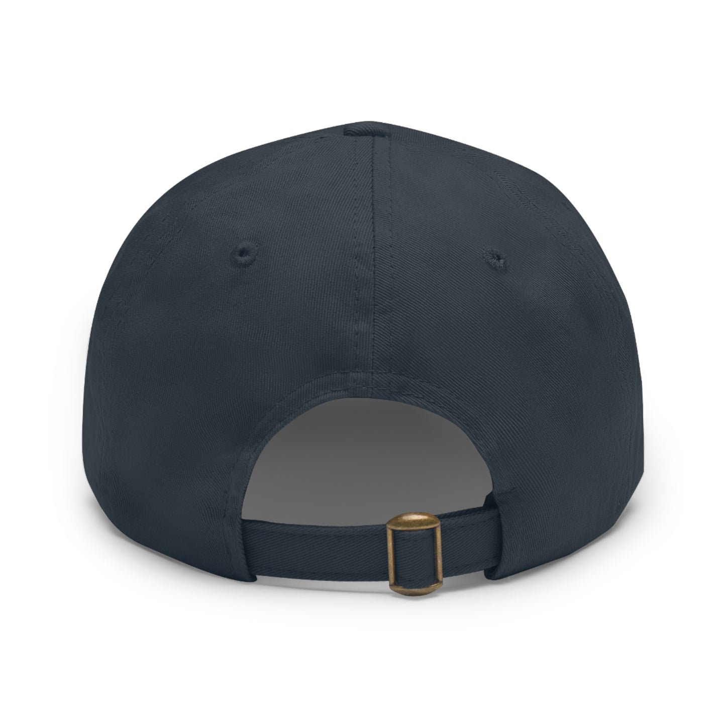 My Pronouns Are USA Dad Hat with Leather Patch (Rectangle)